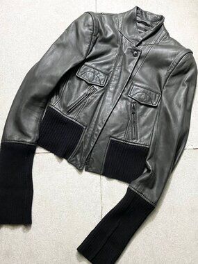 Ann Demeulemeester FW06 Leather Rider Jacket